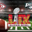 Super Bowl 59 Kansas City Chiefs  vs Philadelphia Eagles Edible Cake Topper