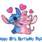 Lilo and Stitch Angel Edible Cake Topper Image