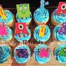 Number Blocks Cupcake Topper Decoration