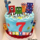 Number Blocks Cake Topper Decoration