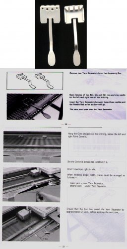 Separator 17221201 Silver Reed/ Singer Knitting Machines