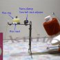 JUNBO WOOL YARN WINDER L2 with wax stand has tightness controller brothersinger