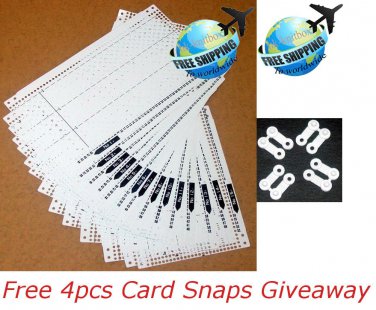 Pre Punch Card Pattern Set For Brother Singer Knitting Machine KH260 Punchcard