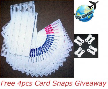 Pre Punch Card Pattern Set For Brother Singer Knitting Machine KH860 KH868 SK260