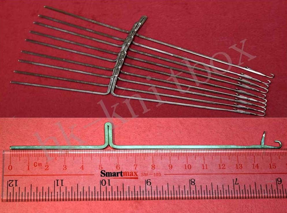 10 Brother Knitting Machine Needles KH260KH270 (Free Position Indicator)
