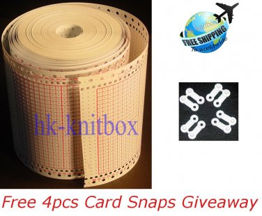 Blank Punch Card Roll For Brother Singer Knitting Machine Punchcard KH860 SK210