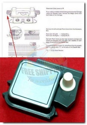 MAGIC CAM UNIT Left / Right Singer Knitting Machine SK210 SK218 SK260 SK280