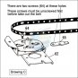 TIMING BELT Knitting Machine Brother KH830 KH840,KH860,KH864 KH881 Spare Parts
