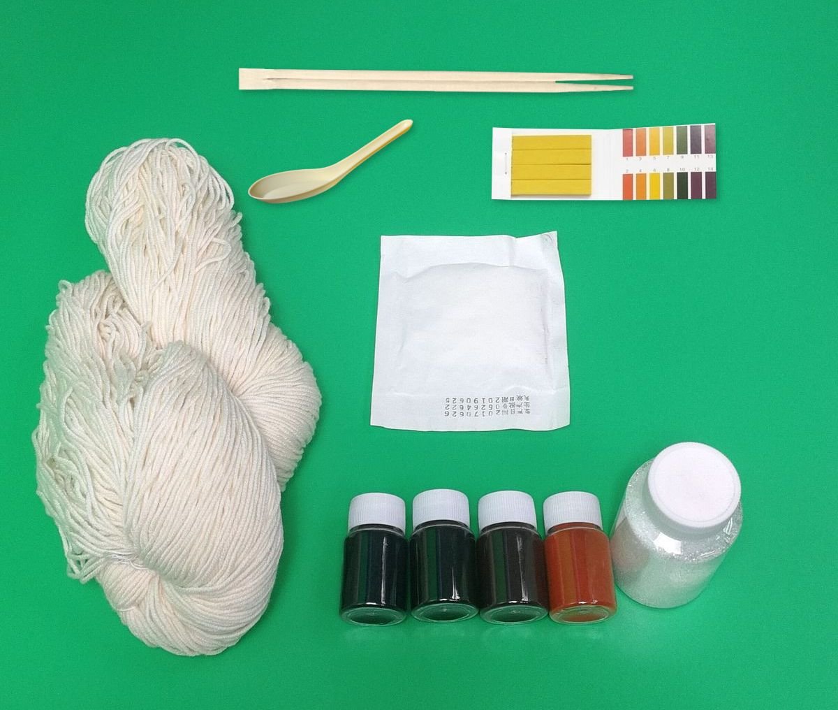 DIY 75% Merino + 25% Nylon Yarn Dyeing Kit - Create Your Very Own Color Hank Skein Yarn