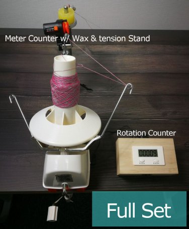 L2 Jumbo Yarn Ball Winder With Electric Rotation Counter Meter Length Counter