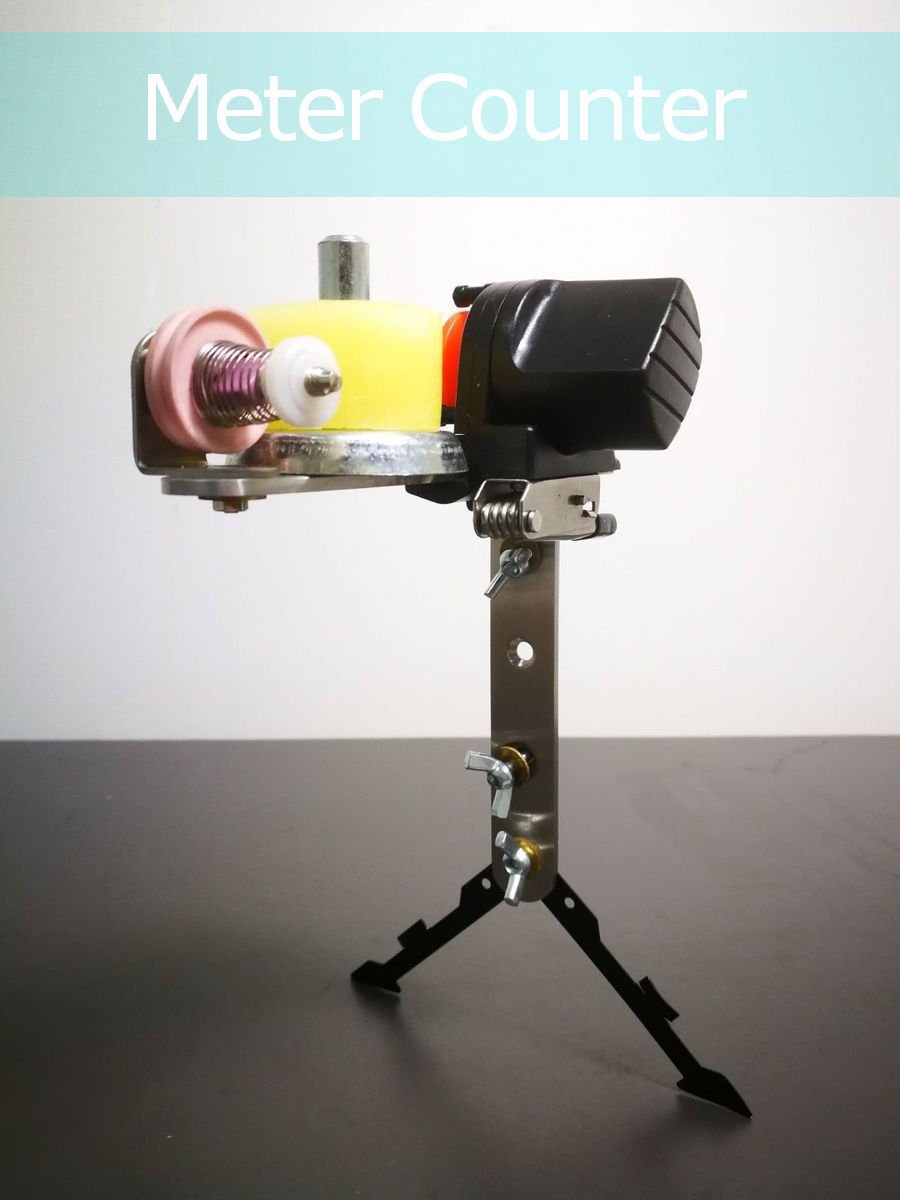 Standard Yarn Ball Winder With Electric Rotation Counter or Meter