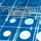 Ebook 978-0761929871 Communication Research Statistics