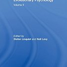 Ebook 978-0754627555 Evolutionary Psychology: Volume II: 2 (The International Library of Essays o
