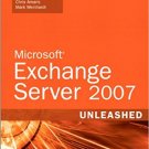 Ebook 978-0672329203 Microsoft Exchange Server 2007 Unleashed