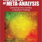 Ebook 978-1452286891 Methods of Meta-Analysis: Correcting Error and Bias in Research Findings