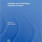Ebook 978-0754625568 Defining and Classifying Children in Need (The Library of Essays in Child We