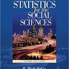 Ebook 978-1412905466 Statistics for the Social Sciences