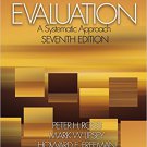 Ebook 978-0761908944 Evaluation: A Systematic Approach