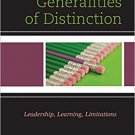 Ebook 978-1475822403 Generalities of Distinction: Leadership, Learning, Limitations