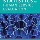 Ebook 978-1483386690 Statistics for Human Service Evaluation