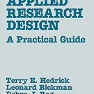Ebook 978-0803932340 Applied Research Design: A Practical Guide (Applied Social Research Methods)