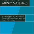 Ebook 978-1442276277 Describing Music Materials: A Manual for Resource Description of Printed and