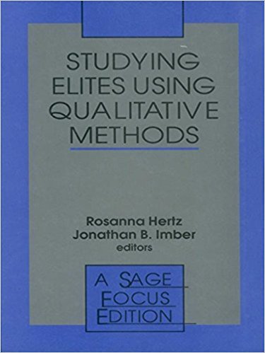 Ebook 978-0803970373 Studying Elites Using Qualitative Methods (SAGE Focus Editions)