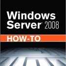 Ebook 978-0672330759 Windows Server 2008 How-To, e-Pub
