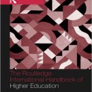 Ebook 978-0415432641 The Routledge International Handbook of Higher Education (Routledge Internat