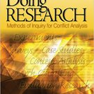 Ebook 978-0761927792 Doing Research: Methods of Inquiry for Conflict Analysis