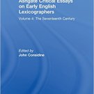 Ebook 978-0754656937 Ashgate Critical Essays on Early English Lexicographers: Volume 4: The Seven