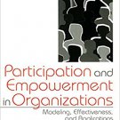 Ebook 978-0761907350 Participation and Empowerment in Organizations: Modeling, Effectiveness, and