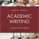 Ebook 978-1475823561 Academic Writing: Process and Product