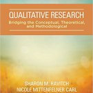 Ebook 978-1483351742 Qualitative Research: Bridging the Conceptual, Theoretical, and Methodologic