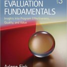 Ebook 978-1452282008 Evaluation Fundamentals: Insights into Program Effectiveness, Quality, and V