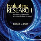 Ebook 978-1412978538 Evaluating Research: Methodology for People Who Need to Read Research