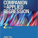 Ebook 978-1412975148 An R Companion to Applied Regression