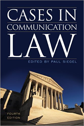 Ebook 978-1442226241 Cases in Communication Law