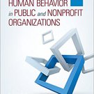 Ebook 978-1483359298 Managing Human Behavior in Public and Nonprofit Organizations