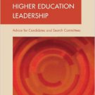 Ebook 978-1607095668 Searching for Higher Education Leadership: Advice for Candidates and Search