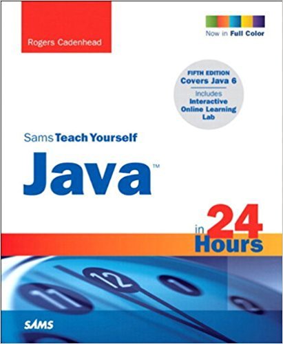 Ebook 978-0672330766 Sams Teach Yourself Java in 24 Hours