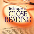 Ebook 978-1412972659 Techniques of Close Reading