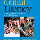 Ebook 978-1412941174 Critical Literacy: Context, Research, and Practice in the K-12 Classroom