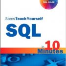 Ebook 978-0672336072 SQL in 10 Minutes, Sams Teach Yourself