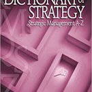 Ebook 978-0761930730 Dictionary of Strategy: Strategic Management A-Z