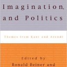 Ebook 978-0847699704 Judgment, Imagination, and Politics: Themes from Kant and Arendt