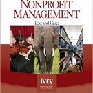 Ebook 978-1412999236 Introduction to Nonprofit Management: Text and Cases (Ivey Casebook)