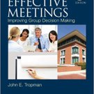Ebook 978-1483340210 Effective Meetings: Improving Group Decision Making (SAGE Human Services Gui