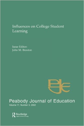 Ebook 978-0805896091 Influences on College Student Learning: Special Issue of peabody Journal of
