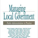 Ebook 978-0803939394 Managing Local Government: Public Administration in Practice